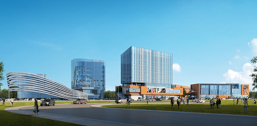 鉴黑担保网幕墙再中两项重点工程